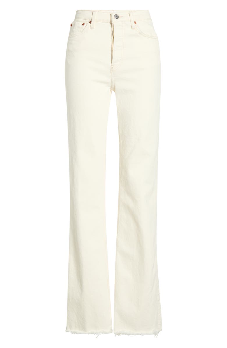 Re/Done 70s Bootcut Jeans, Main, color, Cream
