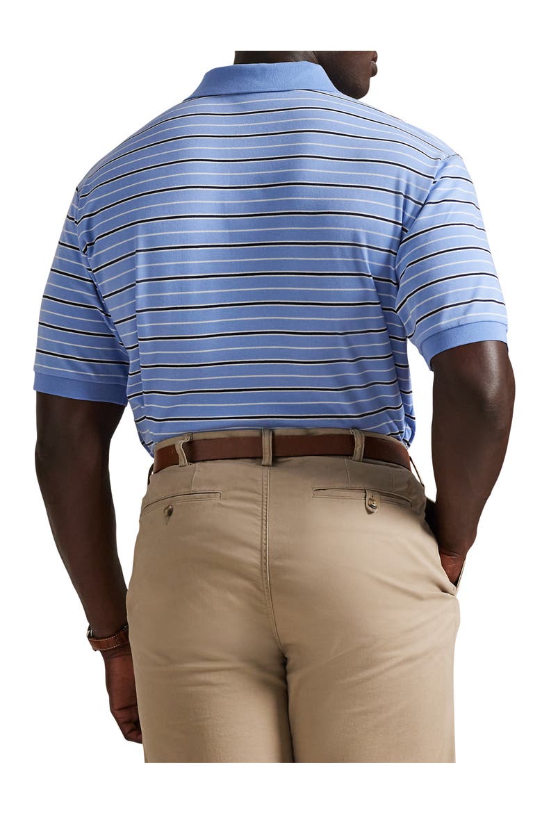 Big & Tall Striped Soft Touch Polo Shirt, Alternate, color, FALL BLUE MULTI
