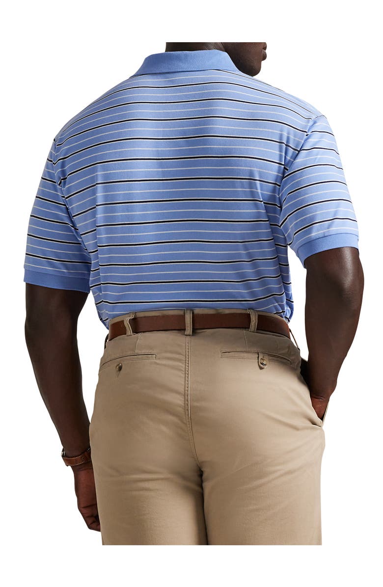 Polo Ralph Lauren Big & Tall Striped Soft Touch Polo Shirt, Alternate, color, Fall Blue Multi