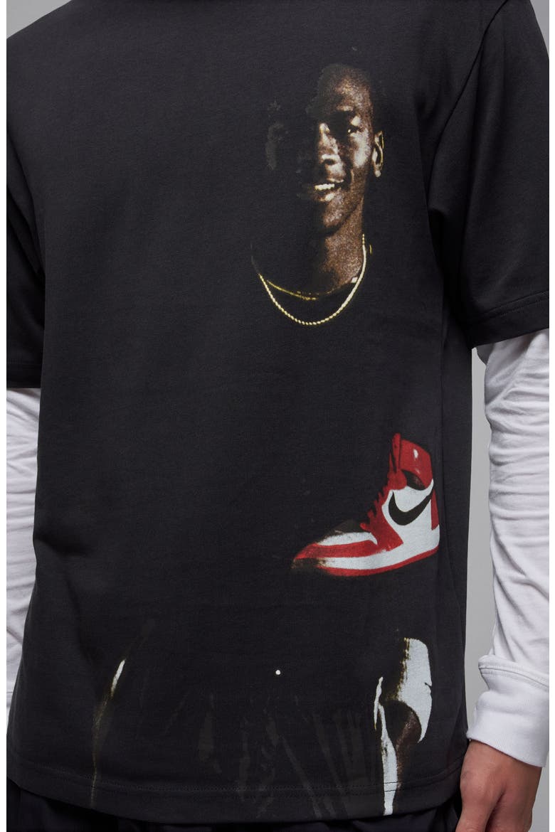 Statement 1985 Cotton Graphic T-Shirt, Alternate, color, OFF NOIR