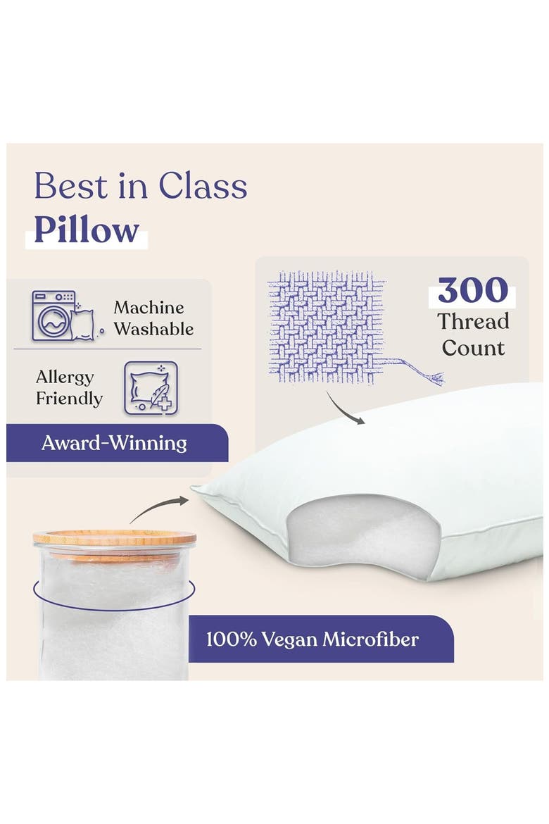 Down Alternative Classic Hotel Pillow, Alternate, color, SOFT
