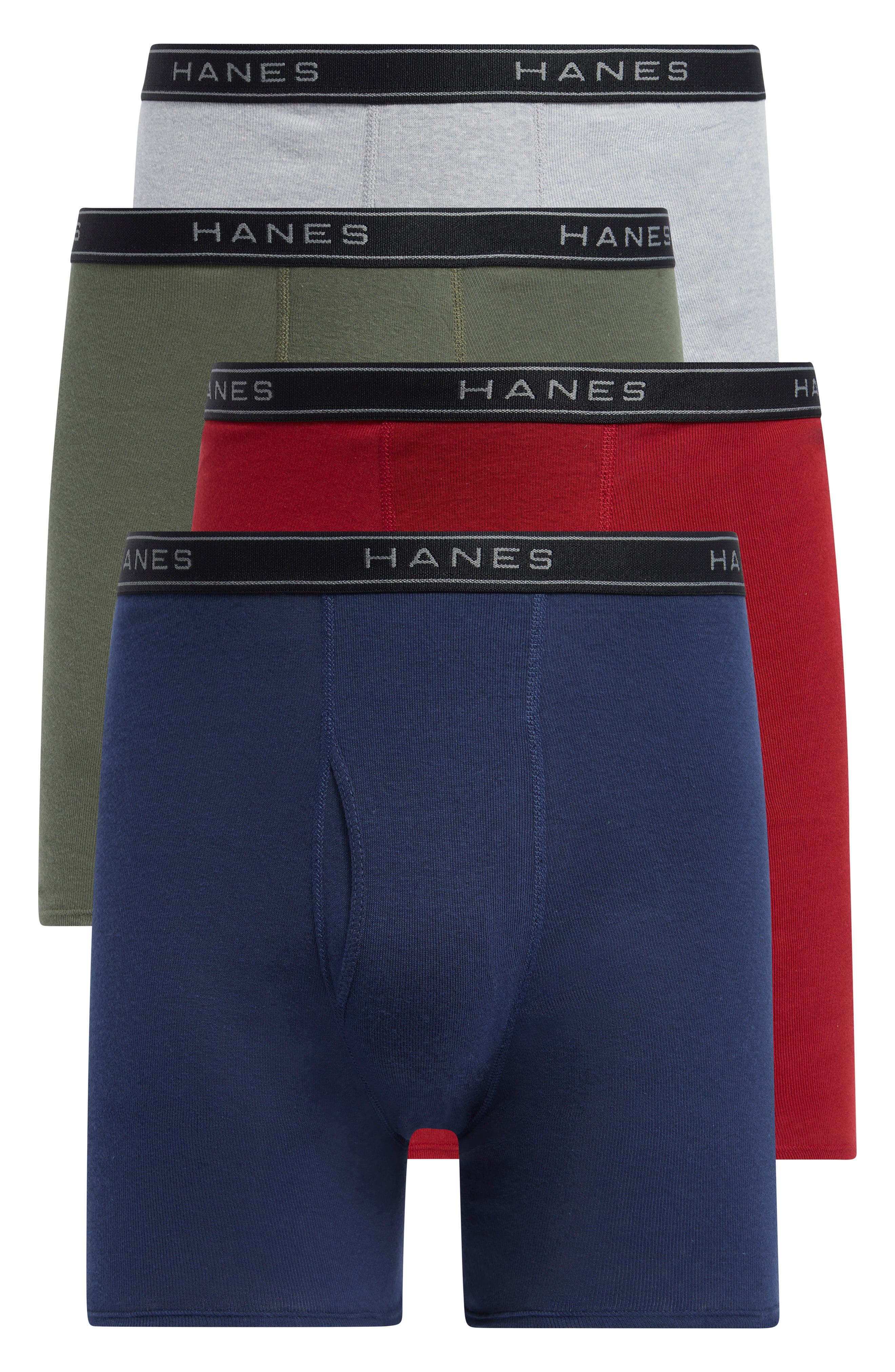4-Pack Assorted Boxer Briefs