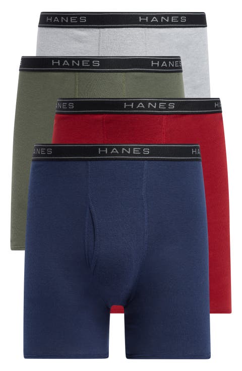 4-Pack Assorted Boxer Briefs