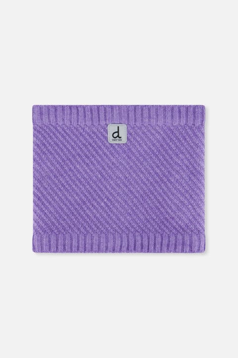 Girl Winter Knit Fleece Lined Stretch Neckwarmer
