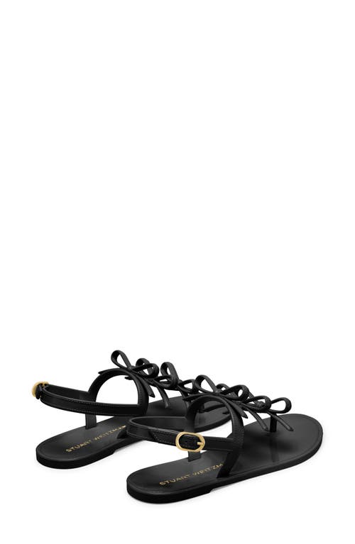 Stuart Weitzman Felicity Jelly Sandal In Black