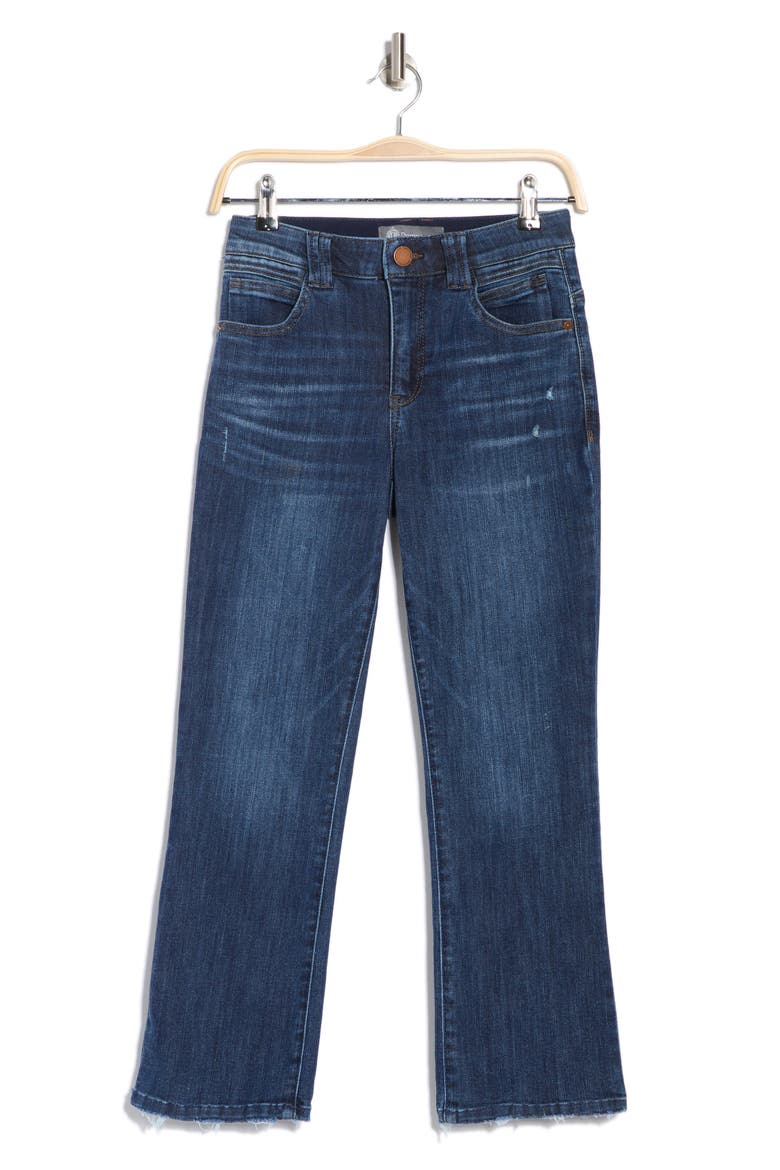 Crop Itty Bitty Flare Jeans, Main, color, INDIGO ART