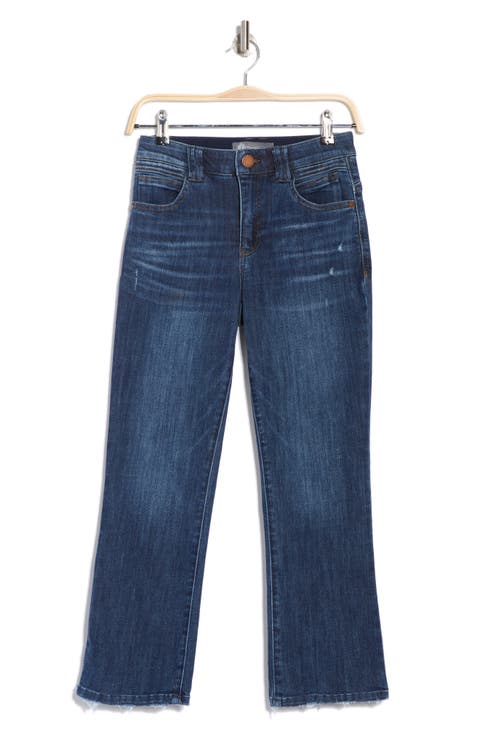 Crop Itty Bitty Flare Jeans (Indigo Artisanal) (Petite)