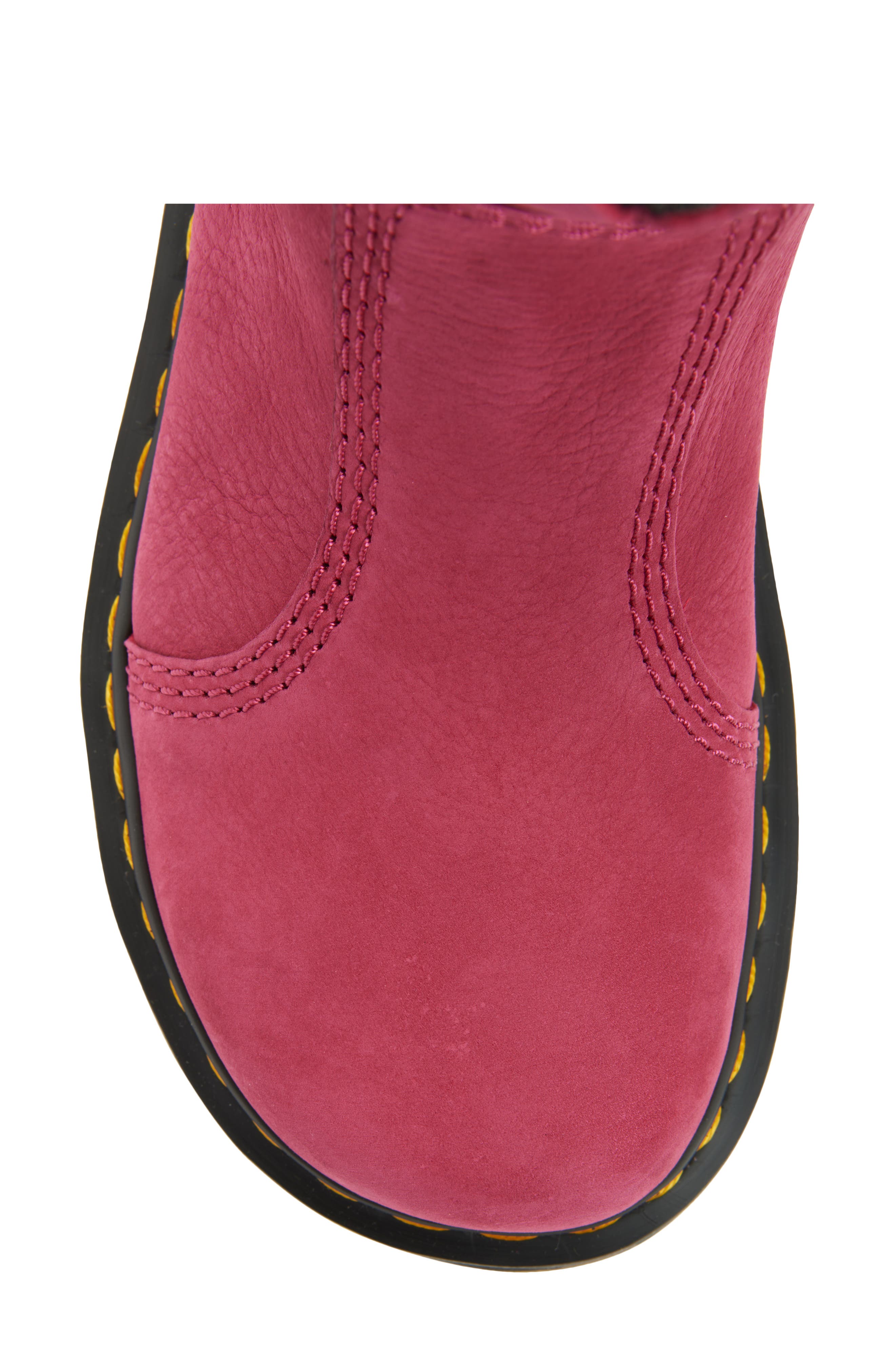 Dr. Martens Zebzag Rigger Boot, Alternate, color, Fuchsia Pink