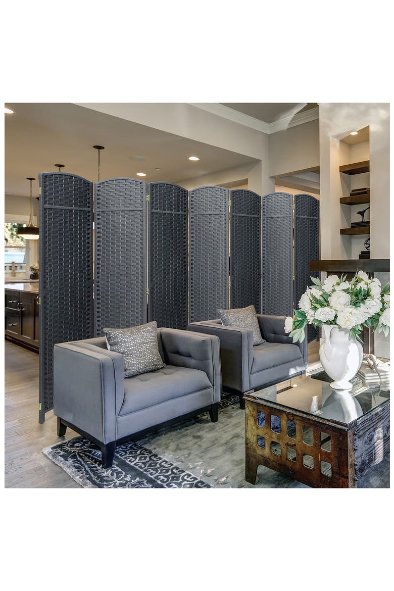 Grey Room Divider, Alternate, color, GREY