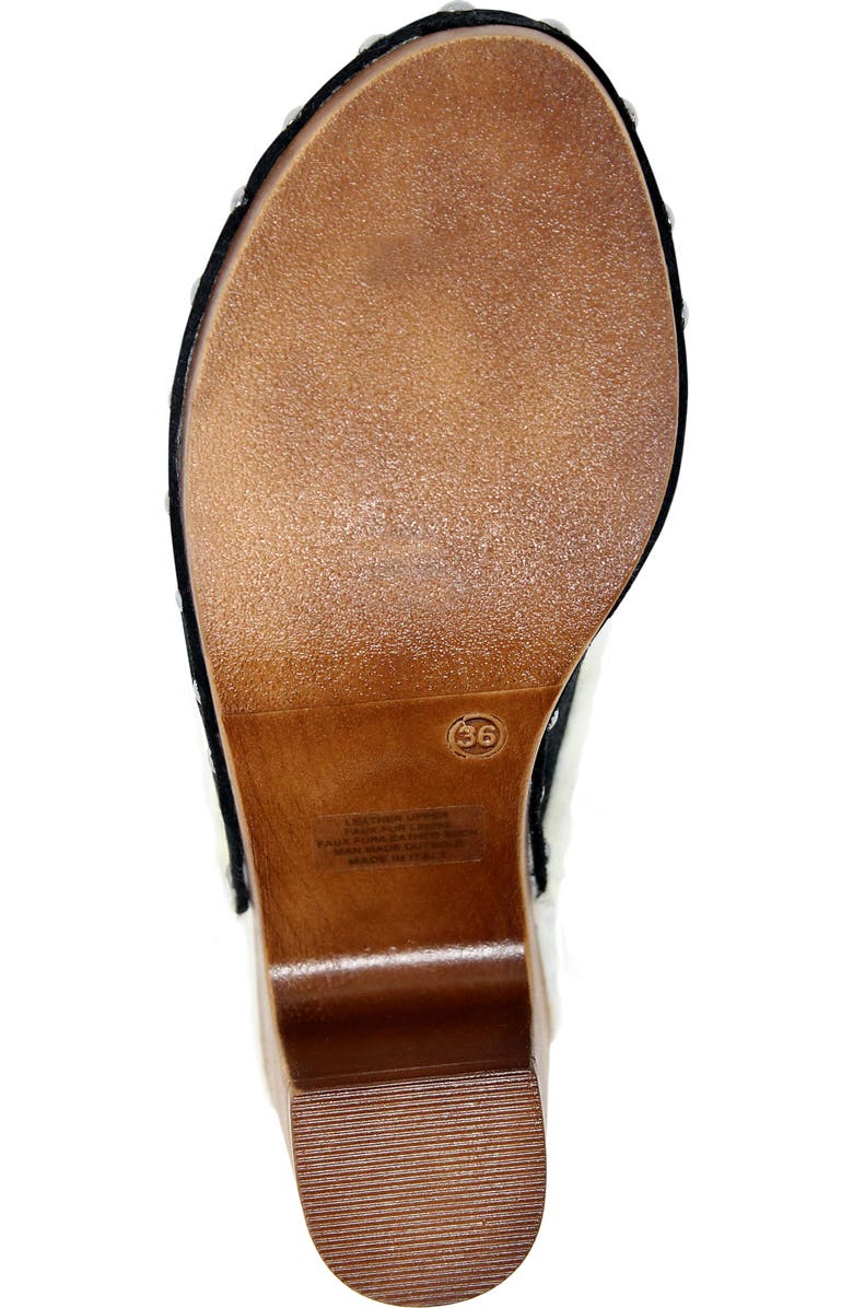 Charles David Livid Faux Shearling Clog, Alternate, color,