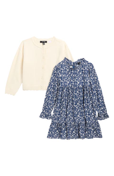 Kids' Cardigan & Dress Set