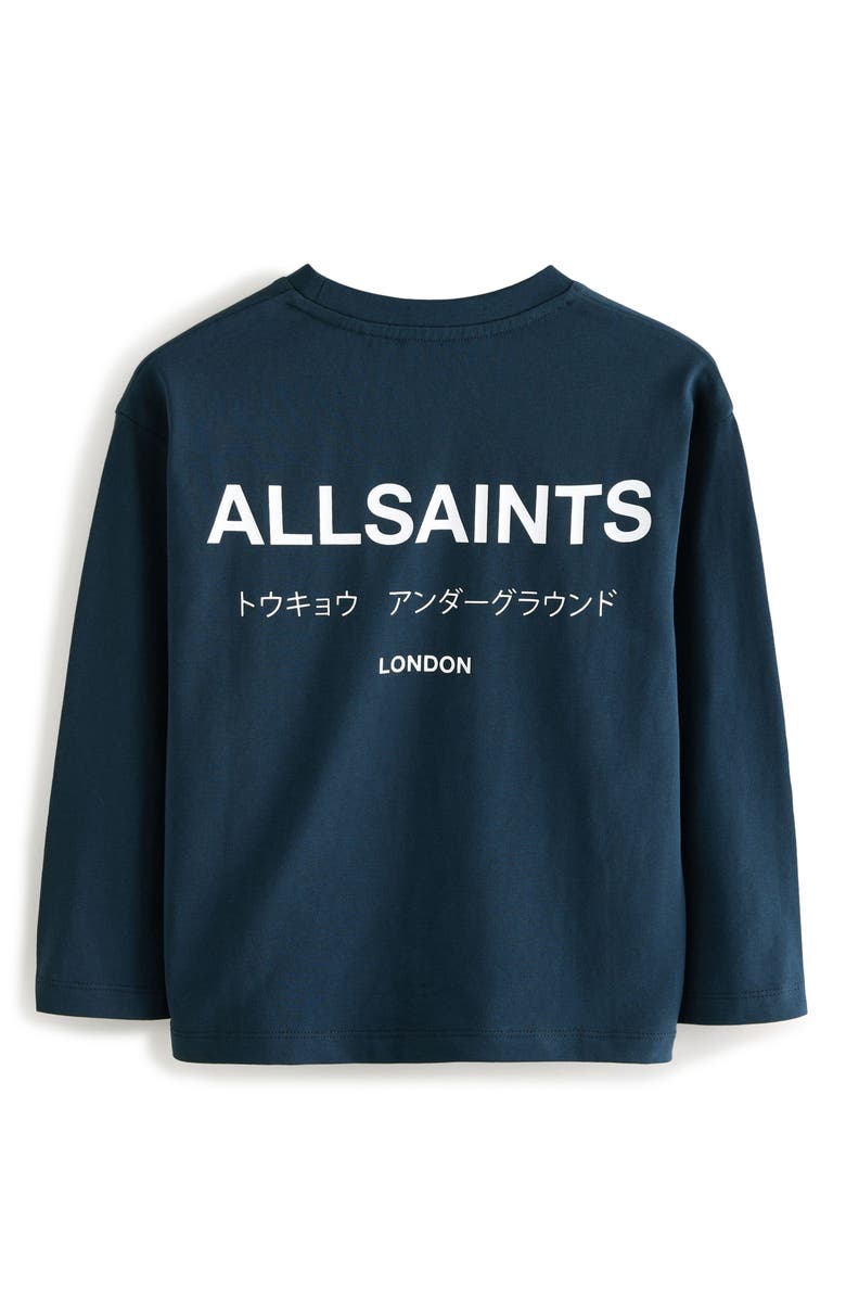 smALLSAINTS by ALLSAINTS Kids' Underground Oversize Long Sleeve Graphic T-Shirt, Alternate, color, 