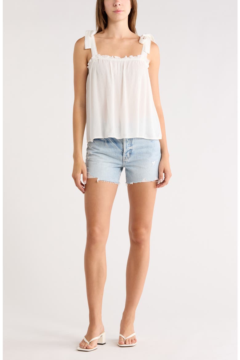 Shoulder Tie Boho Cami, Main, color, IVORY