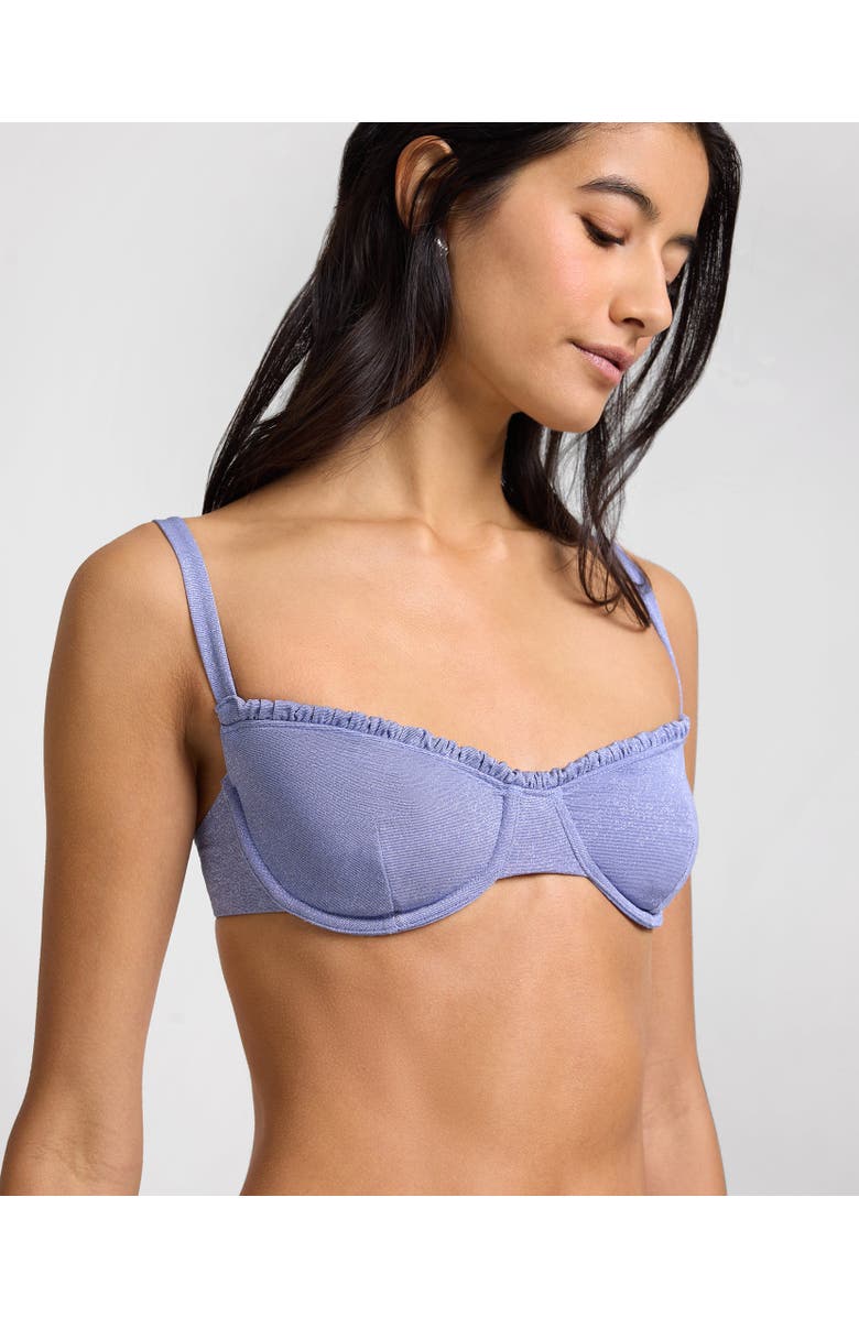 Onia Marilyn Bikini Top, Alternate, color, Periwinkle
