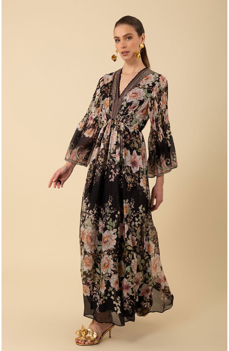 Hale Bob Alanna Chiffon Maxi Dress, Alternate, color, 