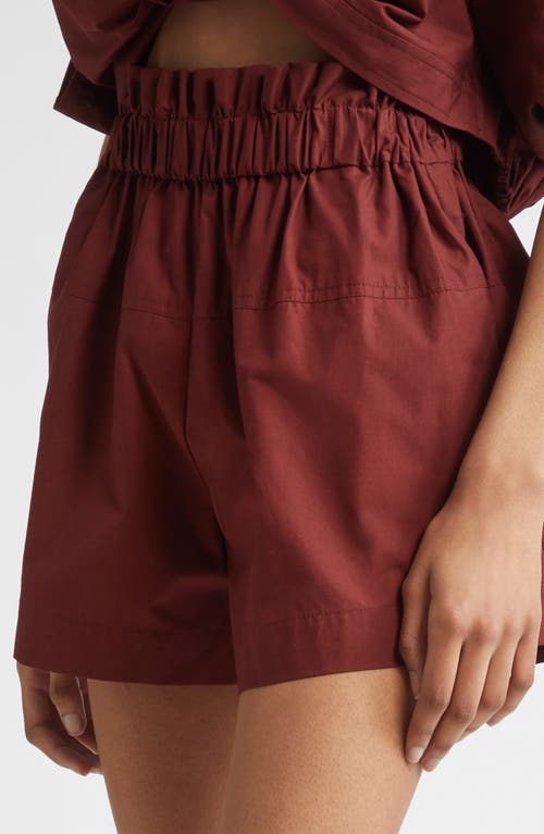 A.l.c . Nate Paperbag Waist Cotton Shorts