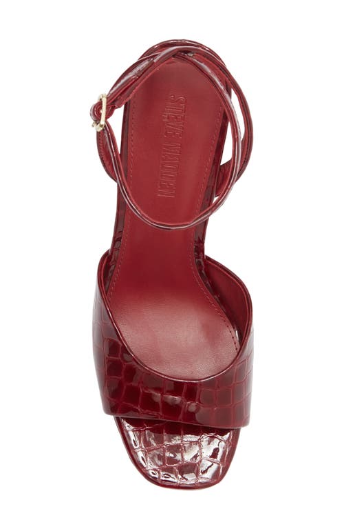 Steve Madden Assured Ankle Strap Platform Sandal In Multi