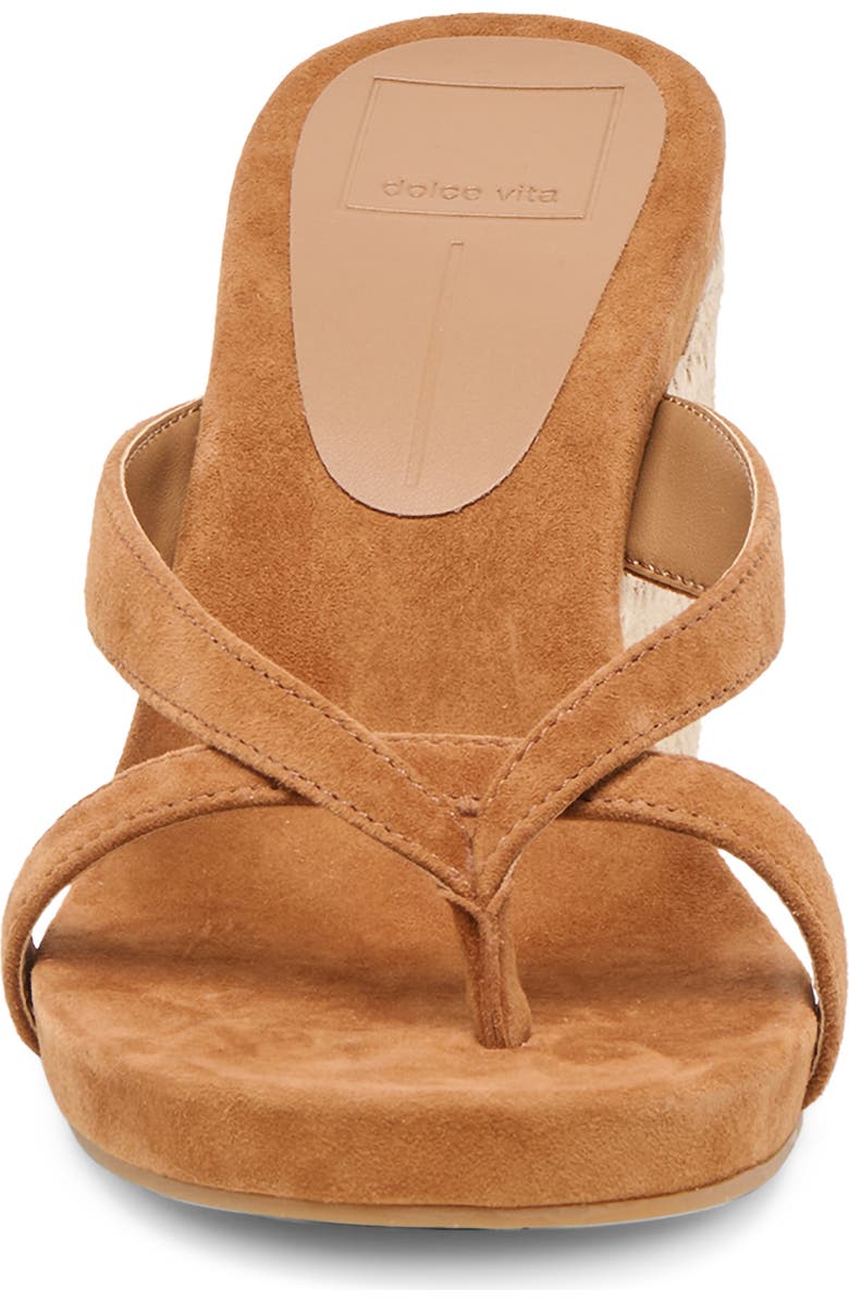Dolce Vita Helan Espadrille Wedge, Alternate, color, Brown Suede