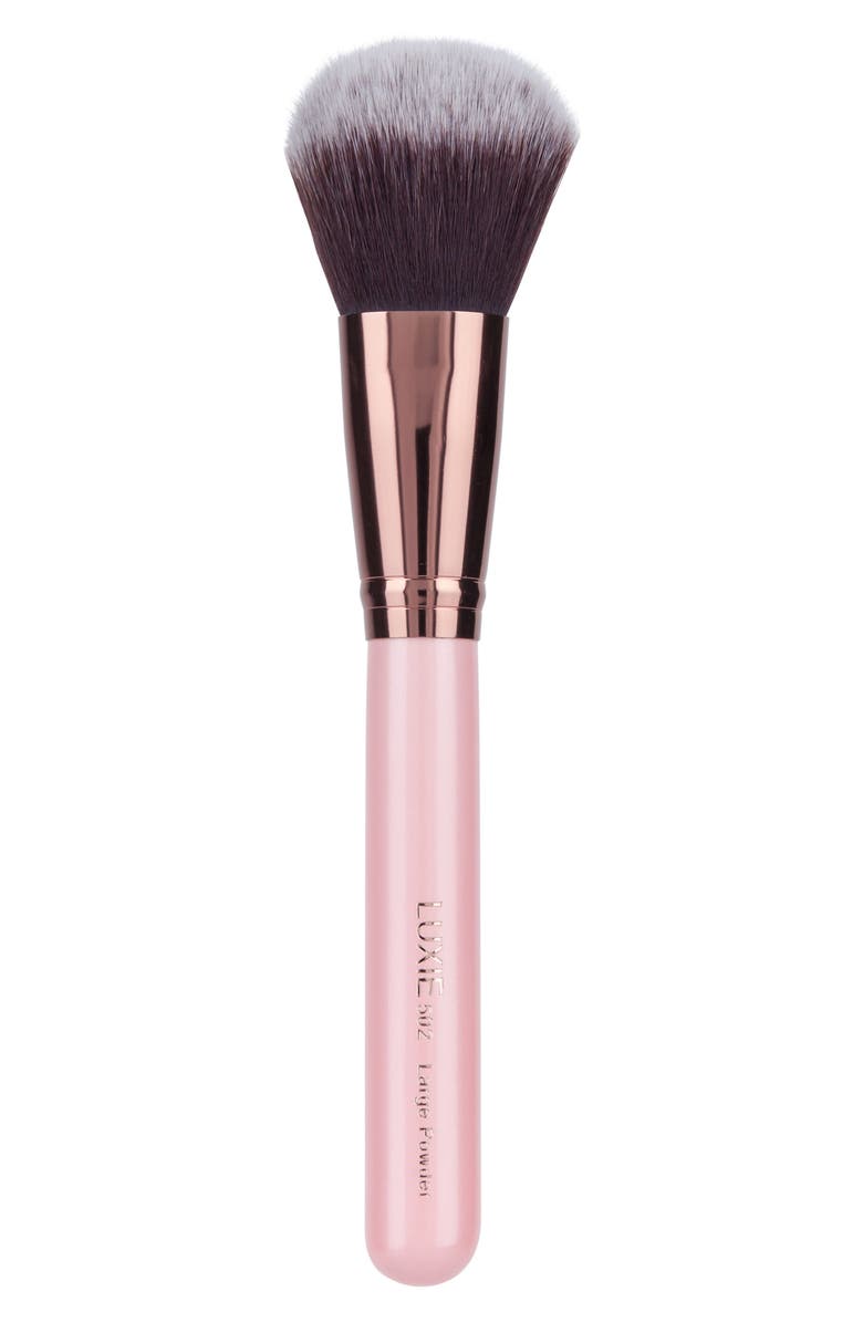 Luxie 502 Rose Gold Large Powder Brush, Main, color,