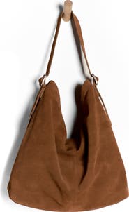Free People WTF Honor Suede Hobo Bag