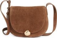 Madewell The Dakota Suede Saddle Crossbody Bag