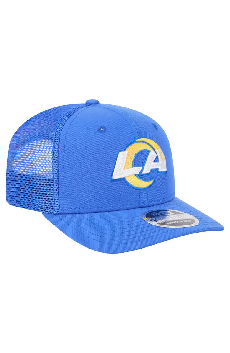 New Era Men's New Era  Royal Los Angeles Rams Team Collection 9SEVENTY Stretch-Snap Adjustable Hat, Alternate, color, 