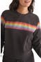 selected Washed Black Stripe