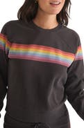 Marine Layer Anytime Stripe Raglan Sweatshirt