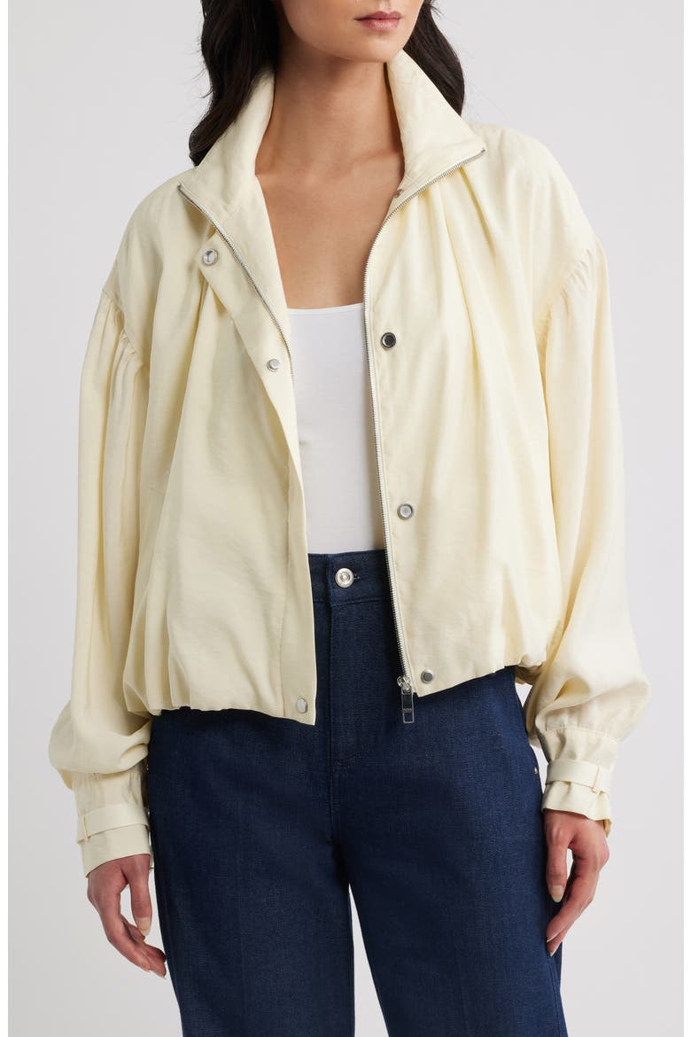 Jonca Water Repellent Bubble Jacket, Main, color, AFTERGLOW