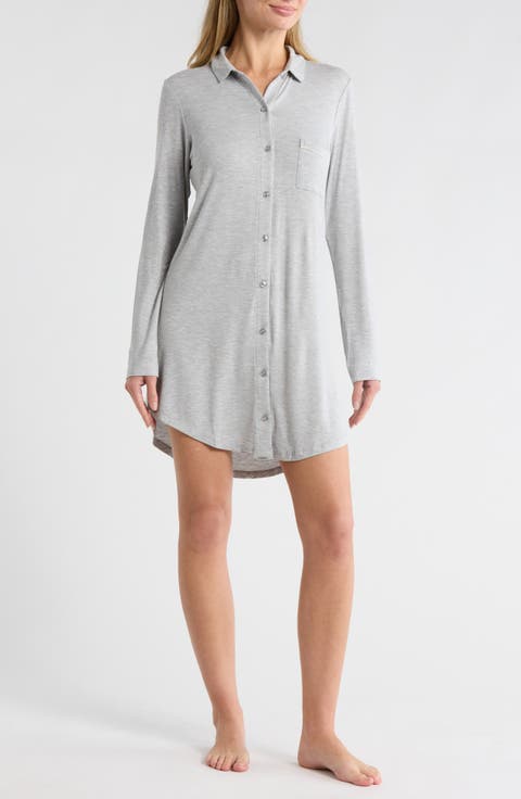 Tranquility Button Front Nightshirt