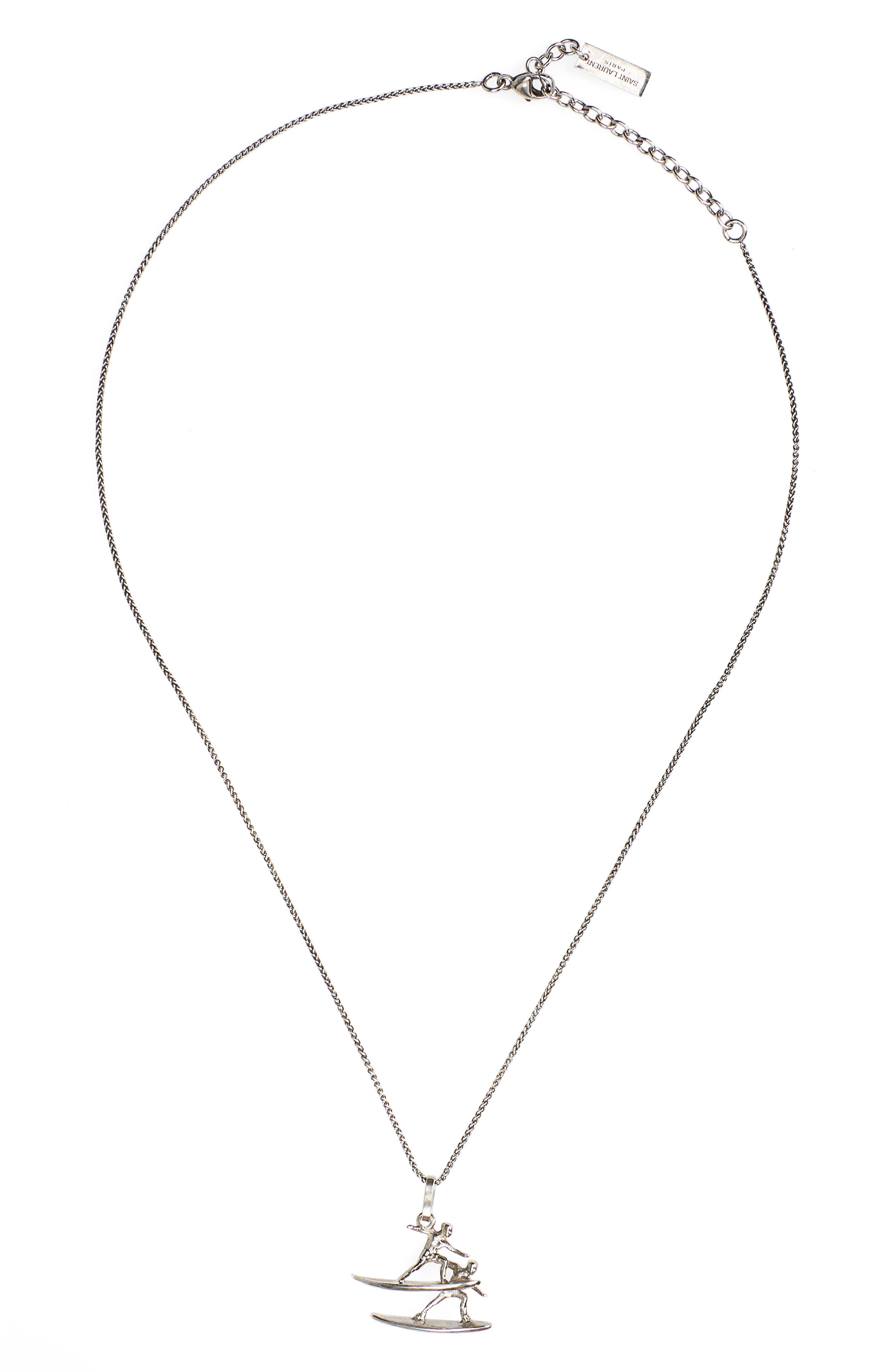 Saint Laurent Surfer Pendant Necklace (Men) | Nordstrom