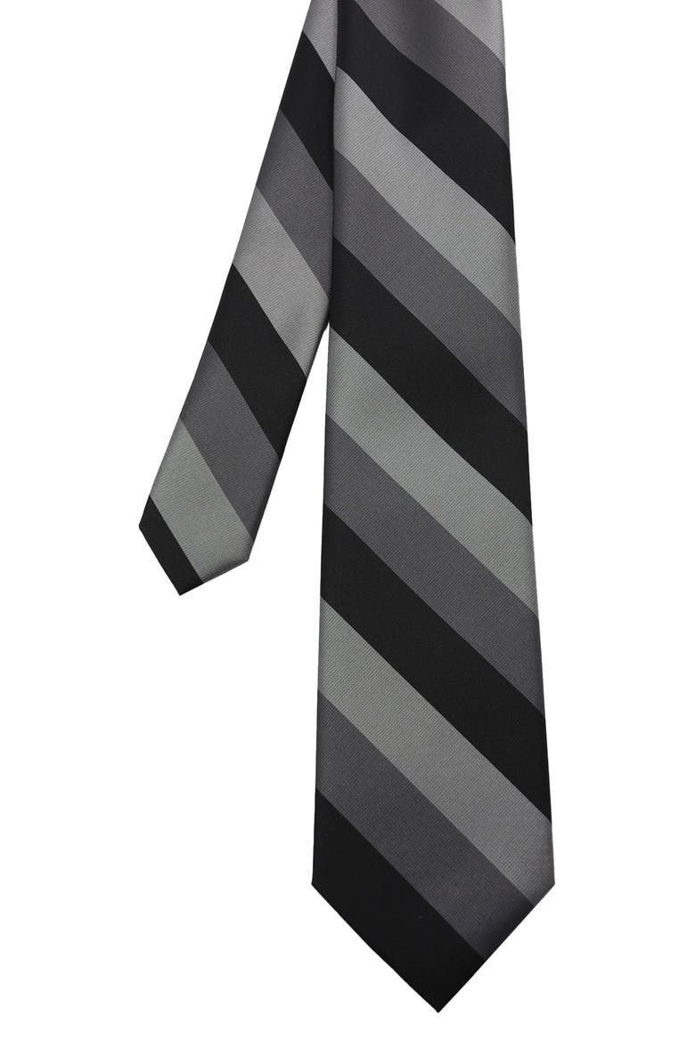 Stripe Tie, Alternate, color, BLK/ WHITE