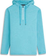 Bugatchi Quarter Zip Performance Hoodie