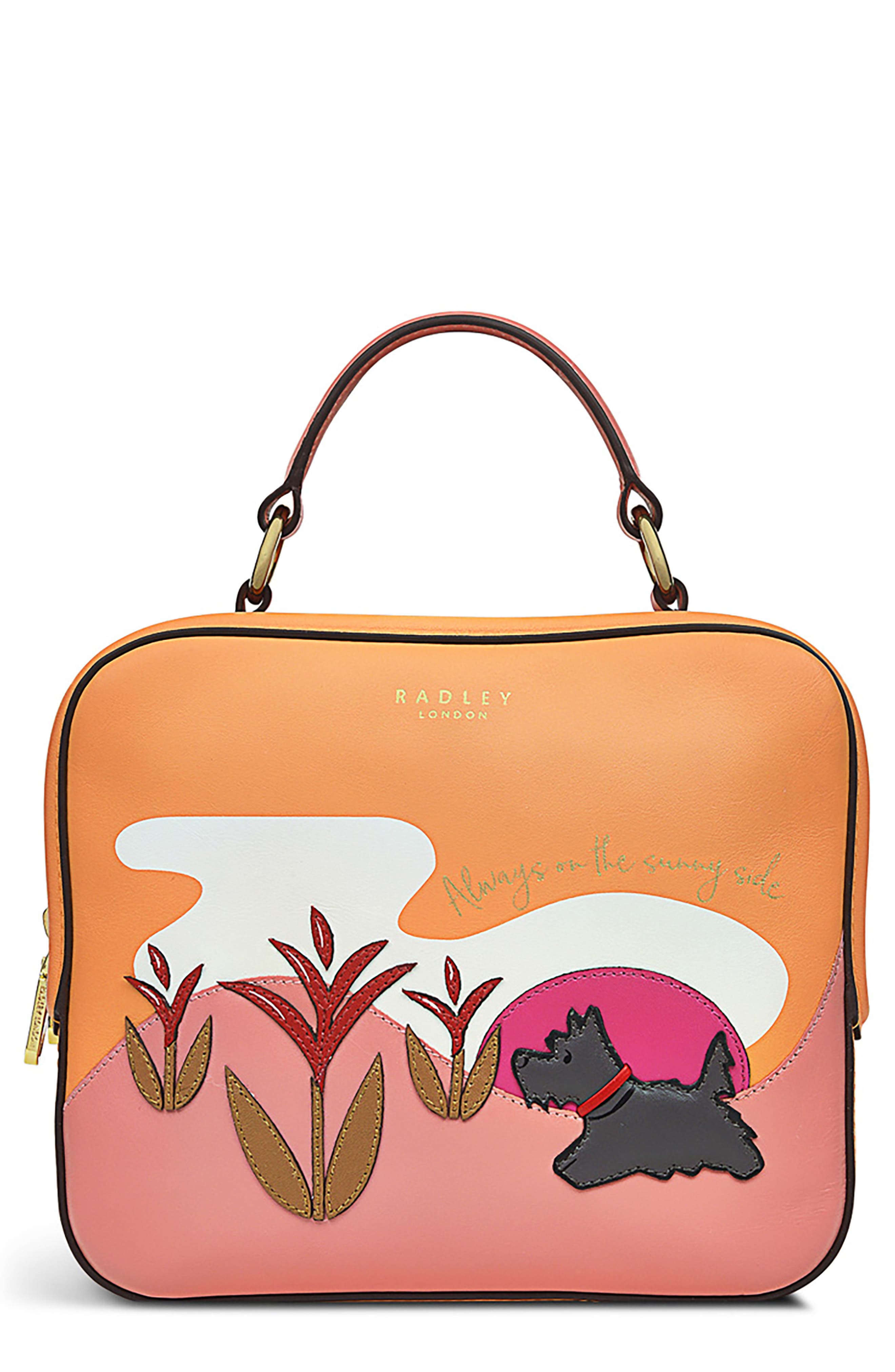 Radley Spring Street Leather Top Handle Crossbody Bag, Main, color, 