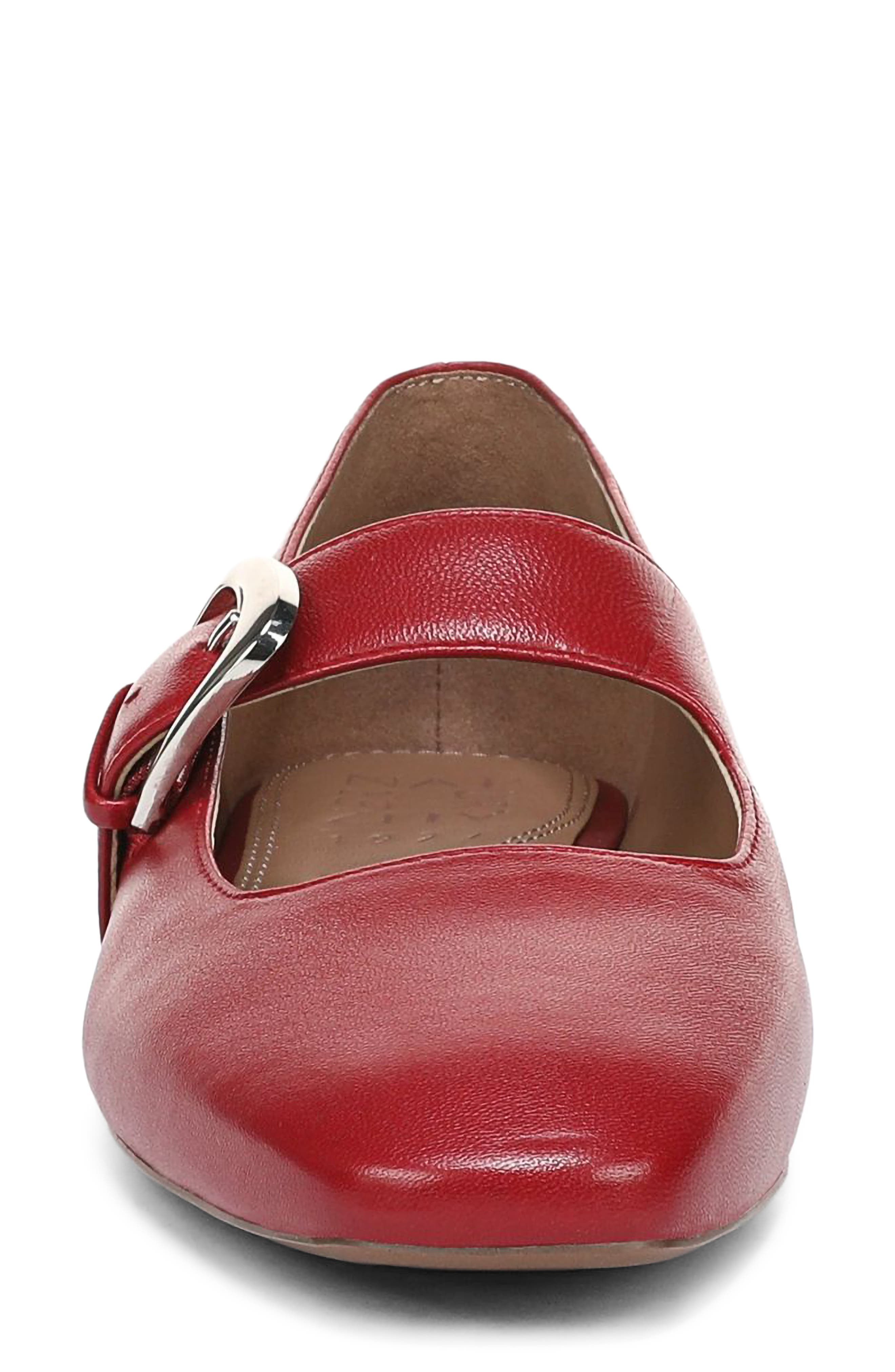 Naturalizer Cosmic Mary Jane Flat, Alternate, color, Hearts Flame Red