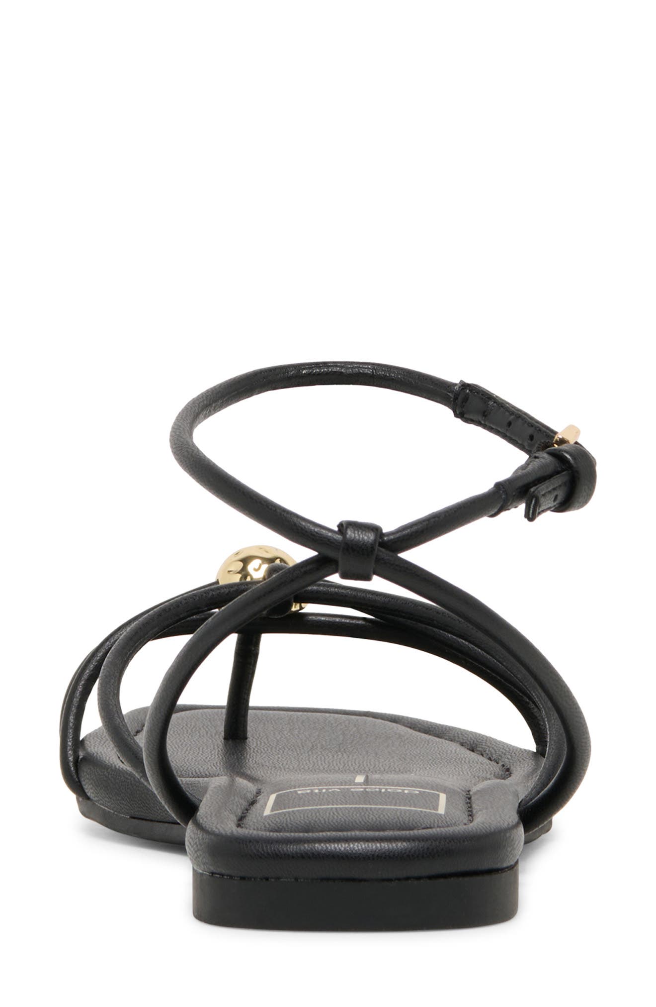 Dolce Vita Lonato Ankle Strap Sandal, Alternate, color, Black Stella