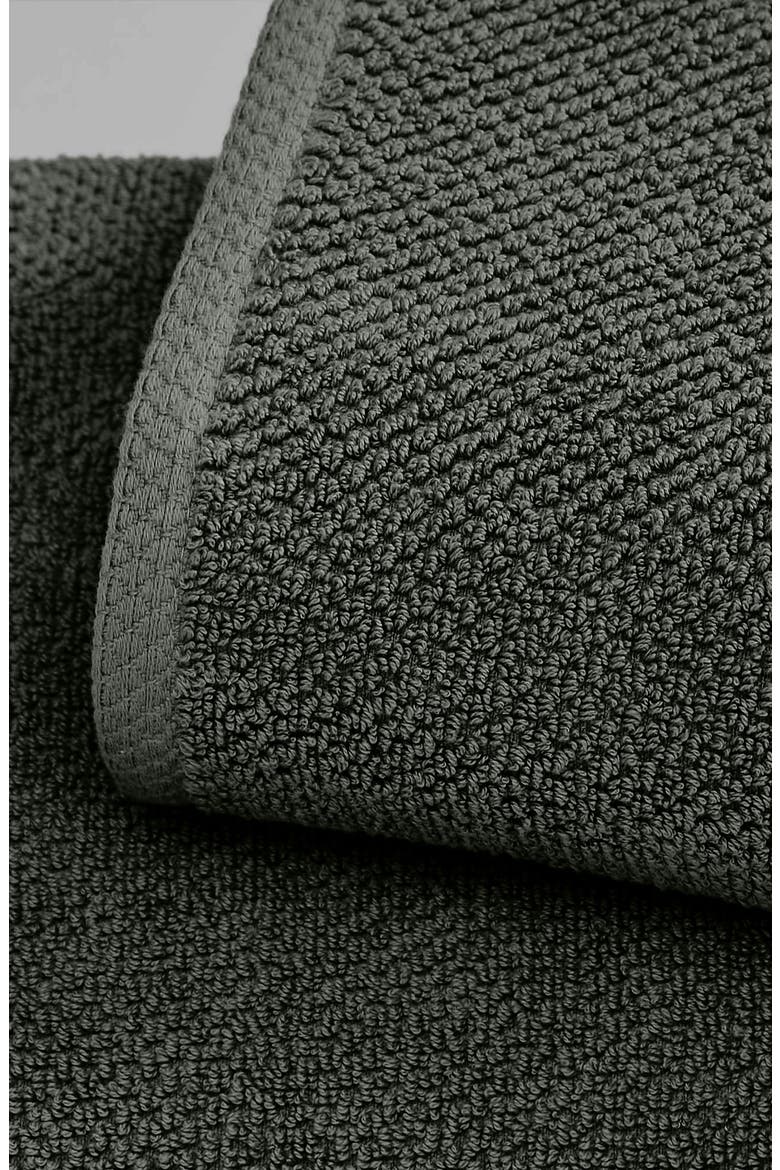 Cotton 6-Piece Textured Towel Set, Alternate, color, MIDNIGHT