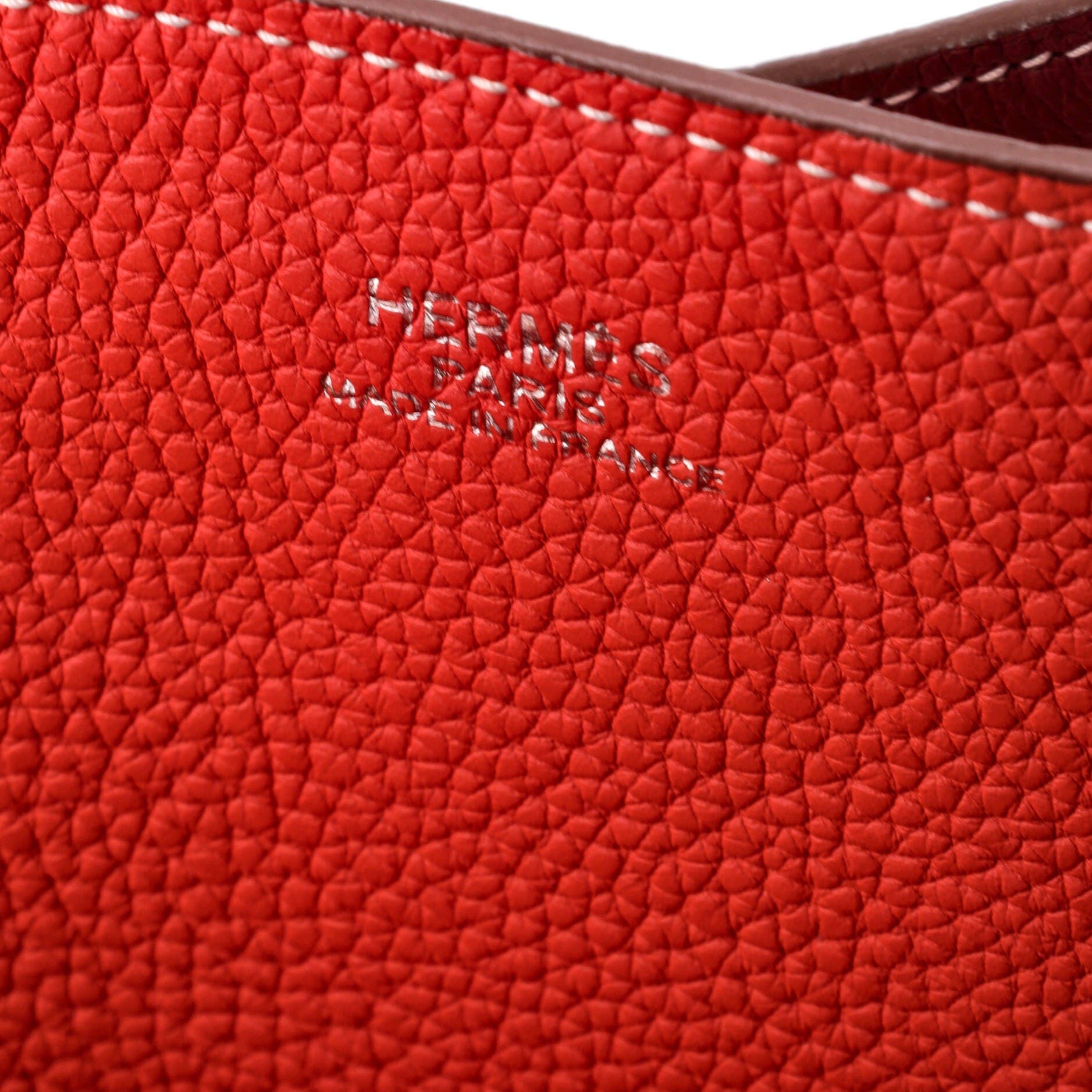 Pre-Owned Hermes Double Sens Tote Clemence 36, Alternate, color, Double Sens-Rose Jaipur/Rubis