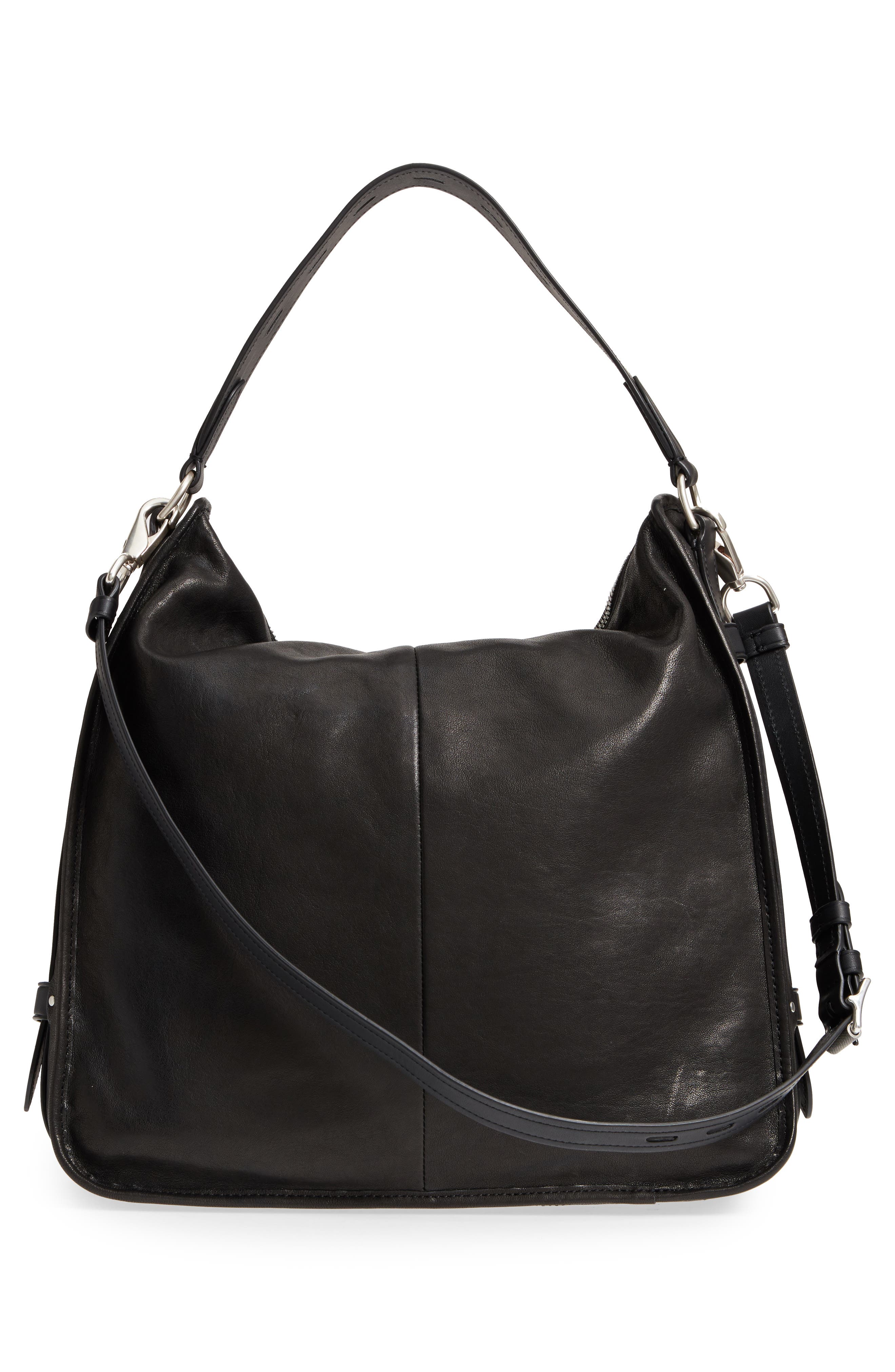 rag & bone Field Leather Hobo, Alternate, color, 