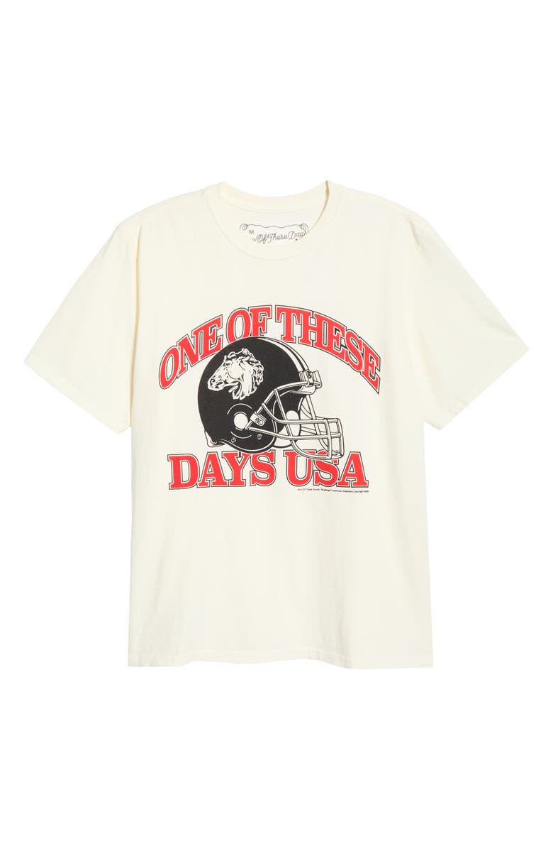 ONE OF THESE DAYS Days USA Cotton Graphic T-Shirt, Alternate, color, Bone