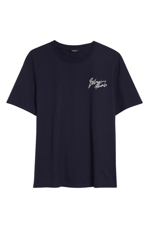 Paris Print Cotton T-Shirt