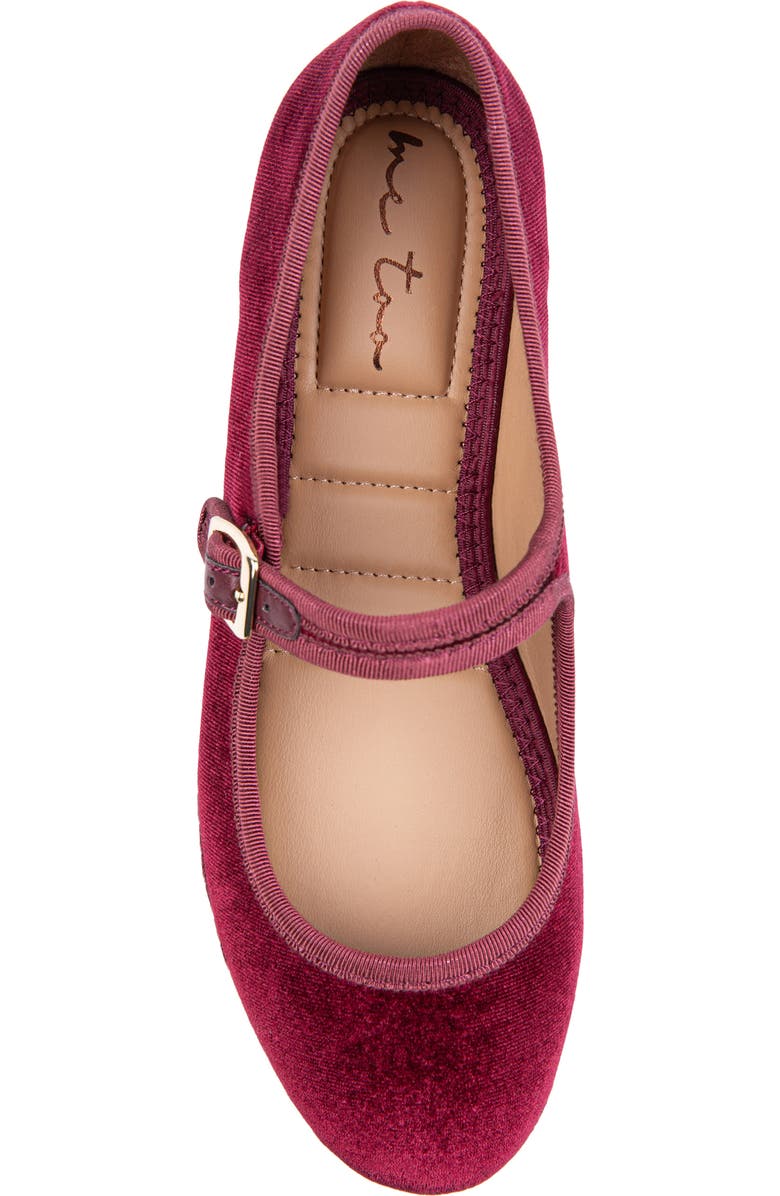 Me Too Gamma Ballet Flat, Alternate, color, Dark Wine