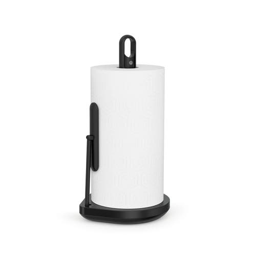 Simplehuman Paper Towel Holder With Spray In Matte Black