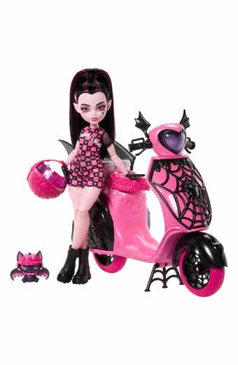 Kids' Monster High Draculaura Vamptastic Scooter Doll & Vehicle Set