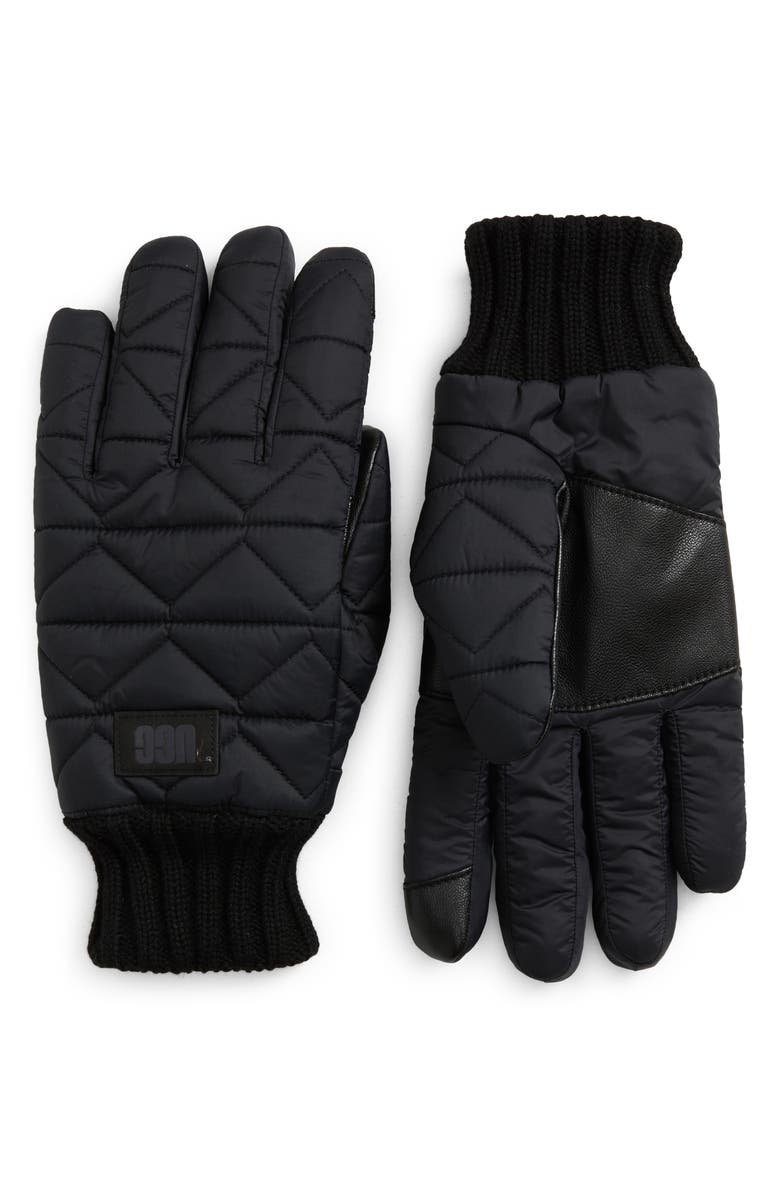 UGG<sup>®</sup> Quilted Gloves, Main, color,