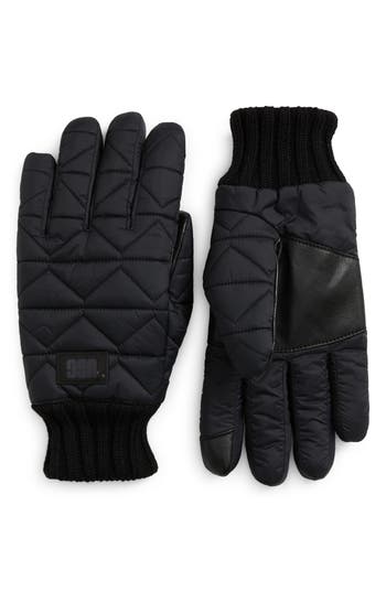 Ugg ® Quilted Gloves In Black