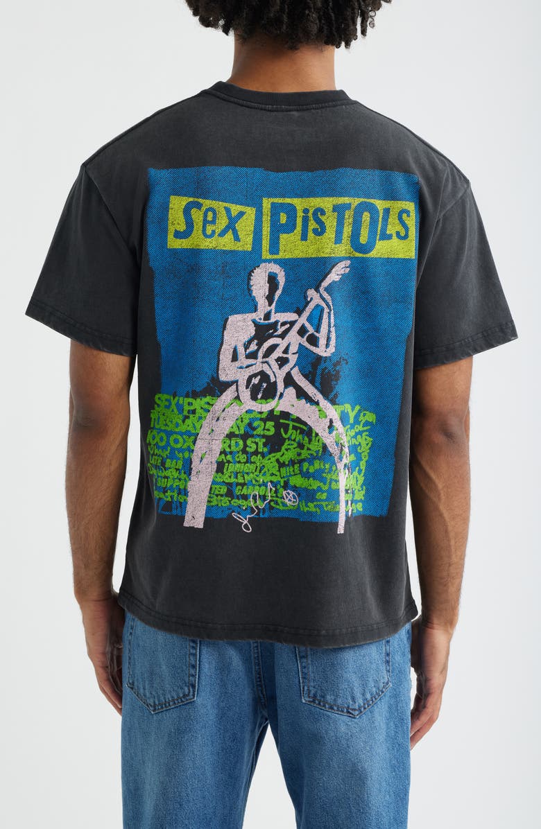 BRAVADO Oversize Sex Pistols Stance Graphic T-Shirt, Alternate, color, Washed Black