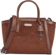 Nine West Aziel Faux Suede Satchel