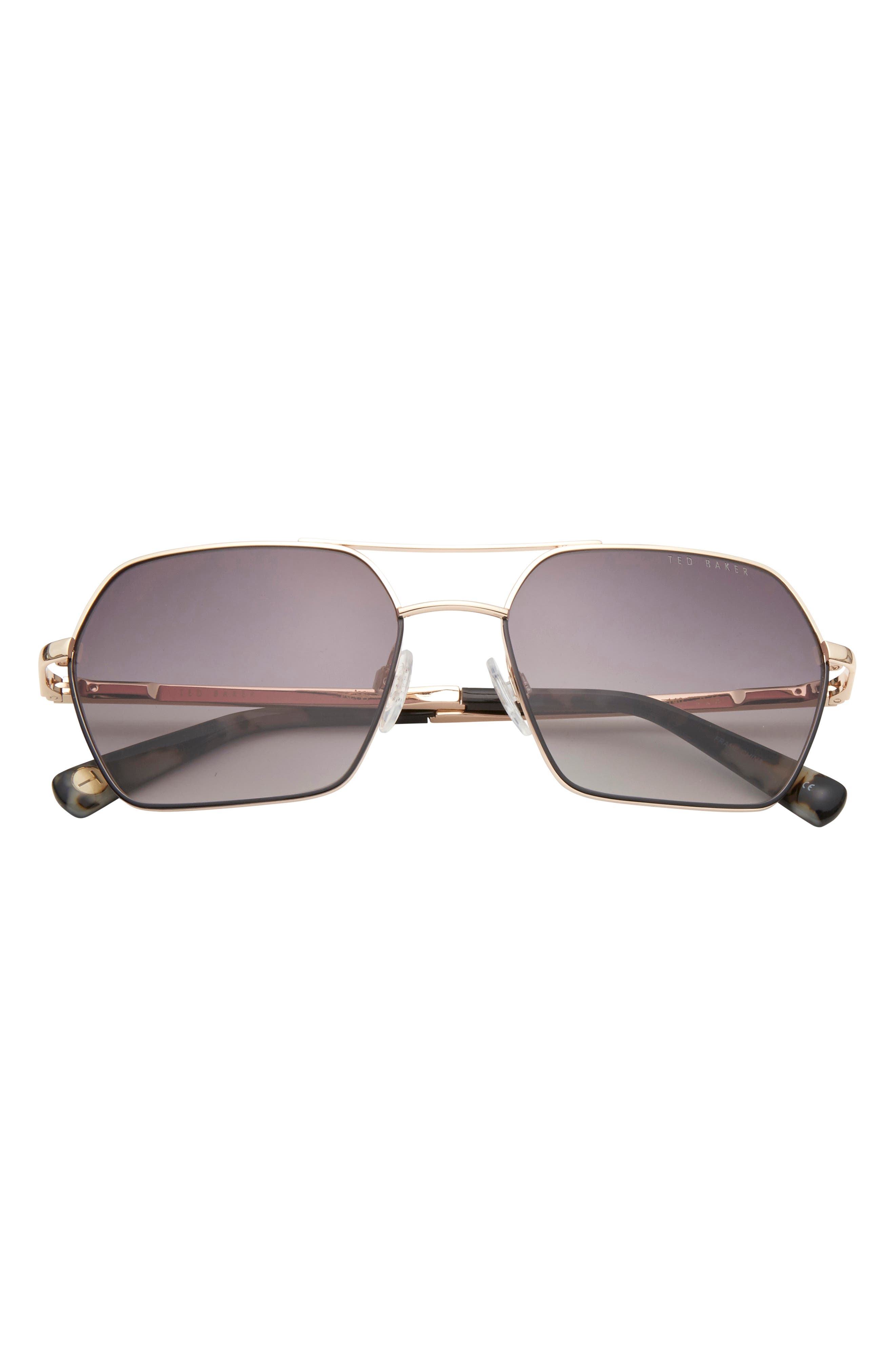 Ted Baker London 56mm Geometric Sunglasses