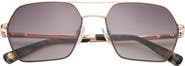 Ted Baker London 56mm Geometric Sunglasses